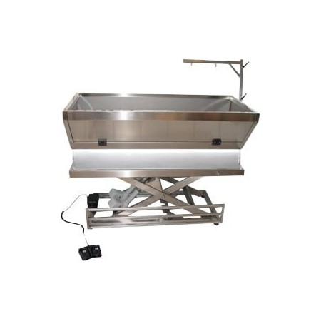 PET LINE VASCA TOELETTATURA CANE PET5800 INOX SOLLEVAMENTO MISCELATORE