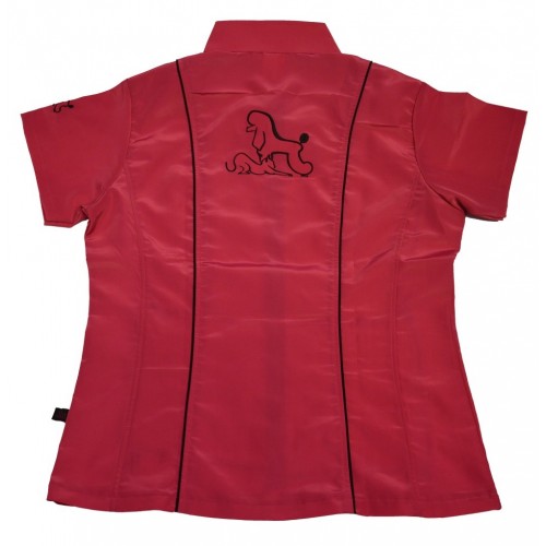 CAMICE CORTO FUCSIA E NERO TG. M