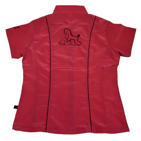 CAMICE CORTO FUCSIA NERO TG. L