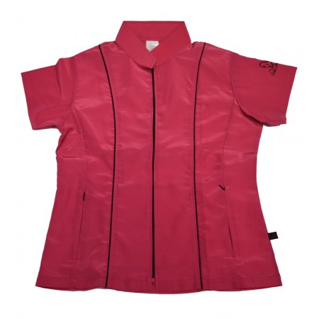 CAMICE CORTO FUCSIA NERO TG. L